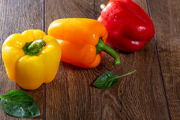 Red and Yellow Bell Peppers